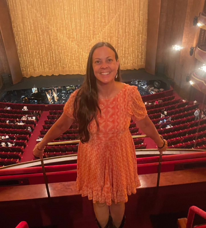 Christine Harris at the Barre Opera House